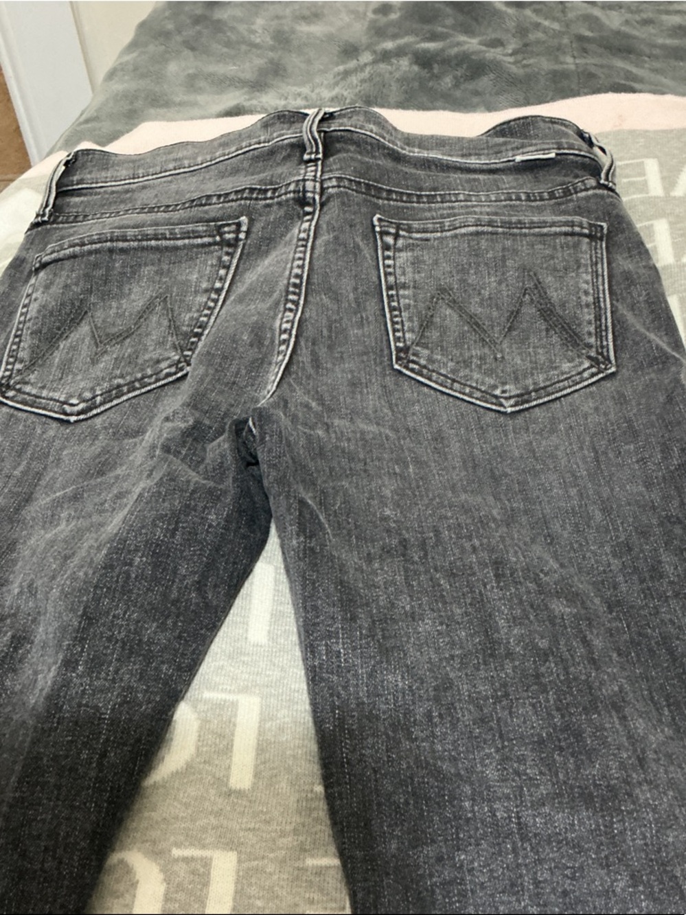 MOTHER High-Rise Women's Jeans in Washed Black